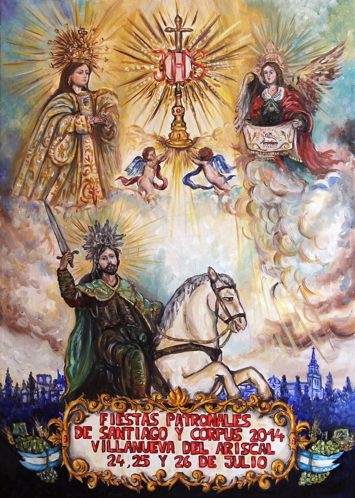 Fiestas patronales en honor a Santiago Apóstol y el Corpus Christi  